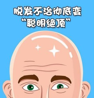 “脱发等于聪明” 是一个没有任何科学依据的民间误区